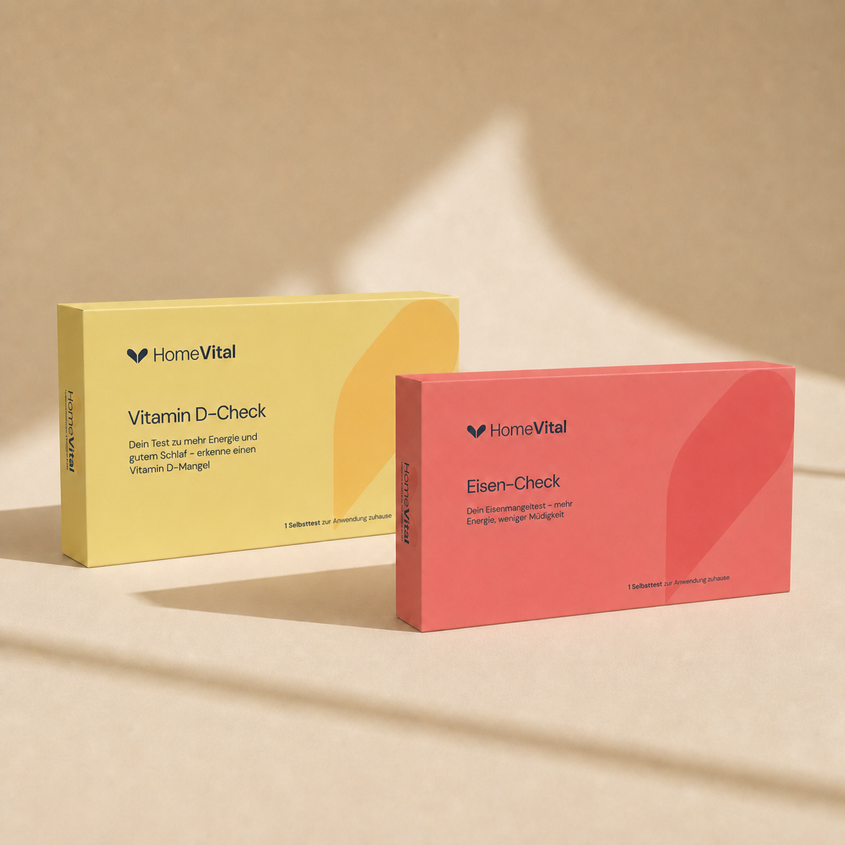 HomeVital Vitalstoffmangel Set mit Vitamin D-Check und Eisen-Check